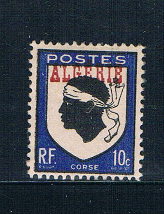Buy Algeria 208 Unused Arms of Corsica 1947 (A0292)+