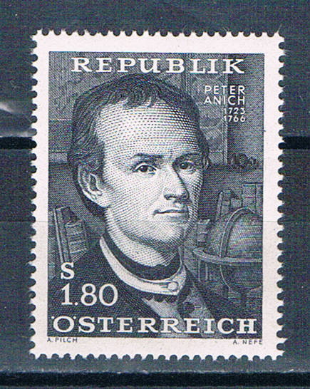 Buy Austria 771 Unused Peter Anich 1966 (A0522)+