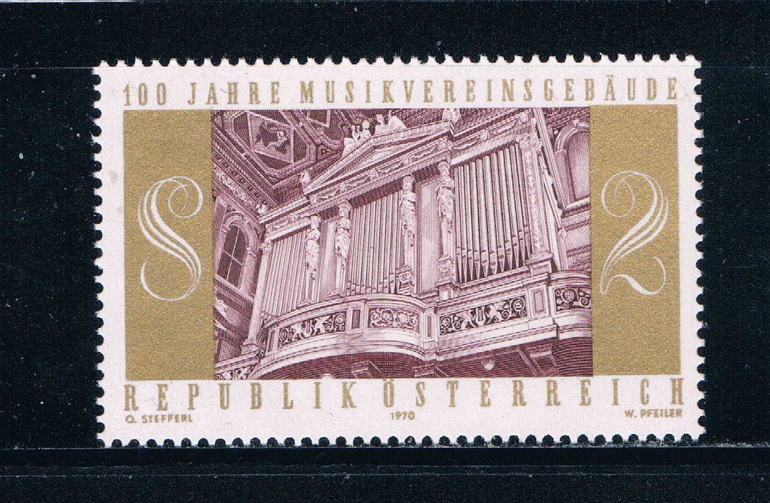 Buy Austria 864 Unused Organ great hall 1970 (A0274)+