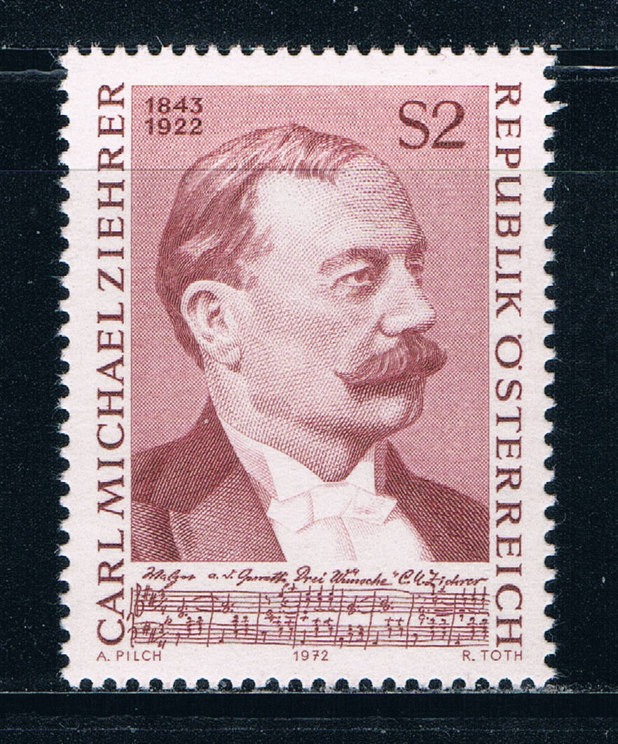 Buy Austria 932 Unused Carl Ziehrer 1972 (A0278)+