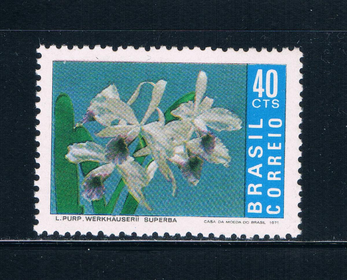 Buy Brazil 1023 Unused Flowers CV 3.25 (B0387)