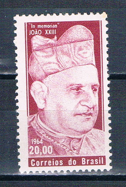 Buy Brazil 980 Unused Pope John XXIII 1964 (B0488)+