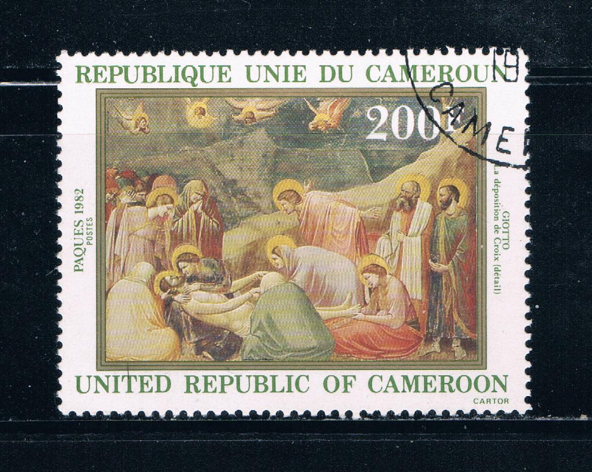 Buy Cameroun 702 Used Painting Christ 1982 (C0203)+