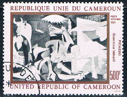 Buy Cameroun C295 Used Painting Guernica 1981 (C0189)+