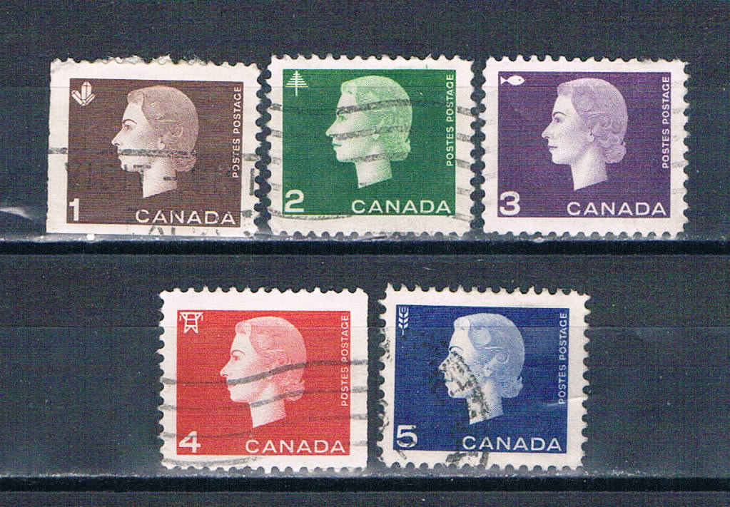 Buy Canada 401-05 Used set QEII 1962 CV 1.25 (C0340)