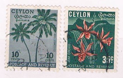 Buy Ceylon 313-14 Used set Plants 1951 CV 2.25 (C0293)