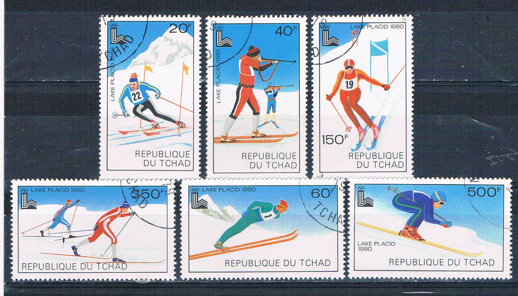 Buy Chad 381-86 Used set Lake Placid Olympics 1979 CV 4.55 (HV0110)+