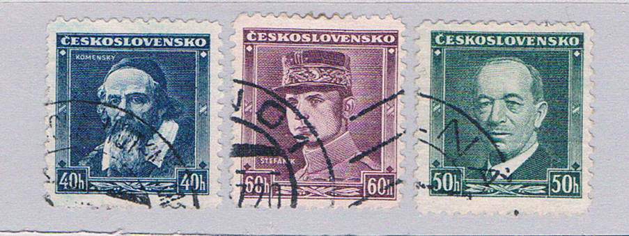 Buy Czechoslovakia 215-17 Used set Leaders 1946 (C0322)