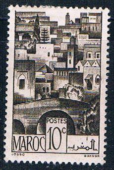 Buy French Morocco 221 MLH The Terraces 1947 (F0135)+