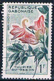 Buy Gabon 155 Used Tulip tree ll 1961 (G0294)+