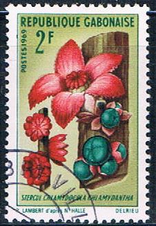 Buy Gabon 245 Used African Flower ll 1969 (G0316)+