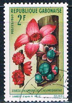 Buy Gabon 245 Used African Flower lr 1969 (G0318)+