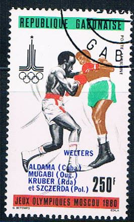 Buy Gabon C240 Used Olympic Boxing ur 1980 (G0279)+