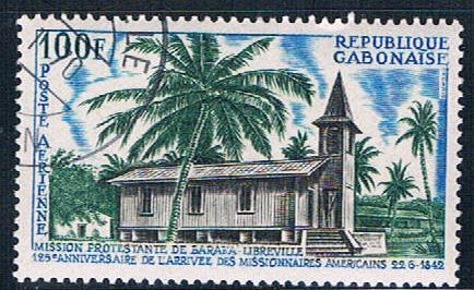 Buy Gabon C59 Used Mission Church ul 1967 CV 1.25 (G0274)+