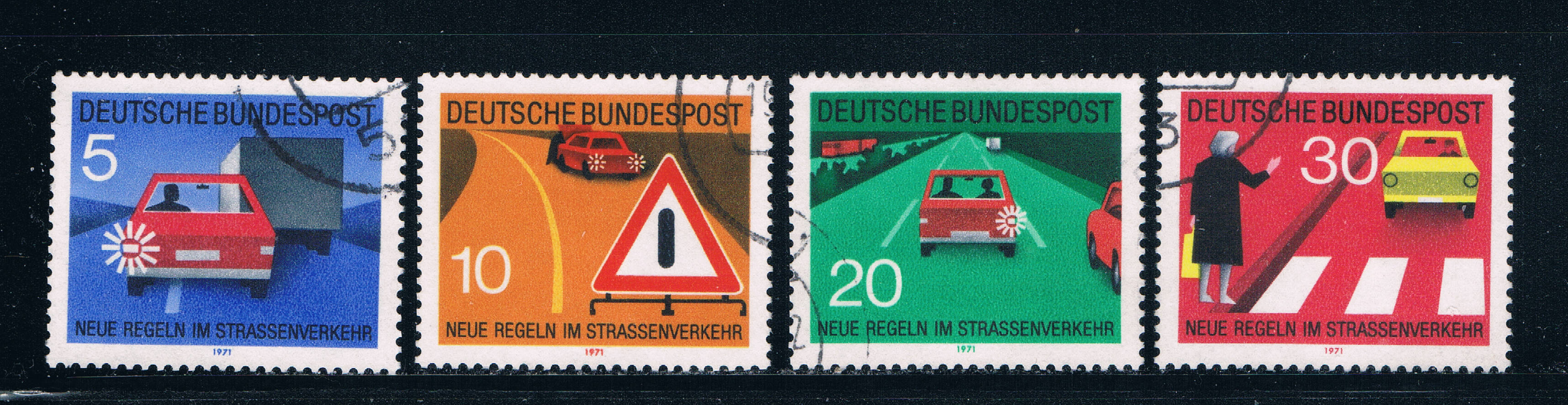 Buy Germany 1059-62 Used set New Traffic rules (GI0289P69)+