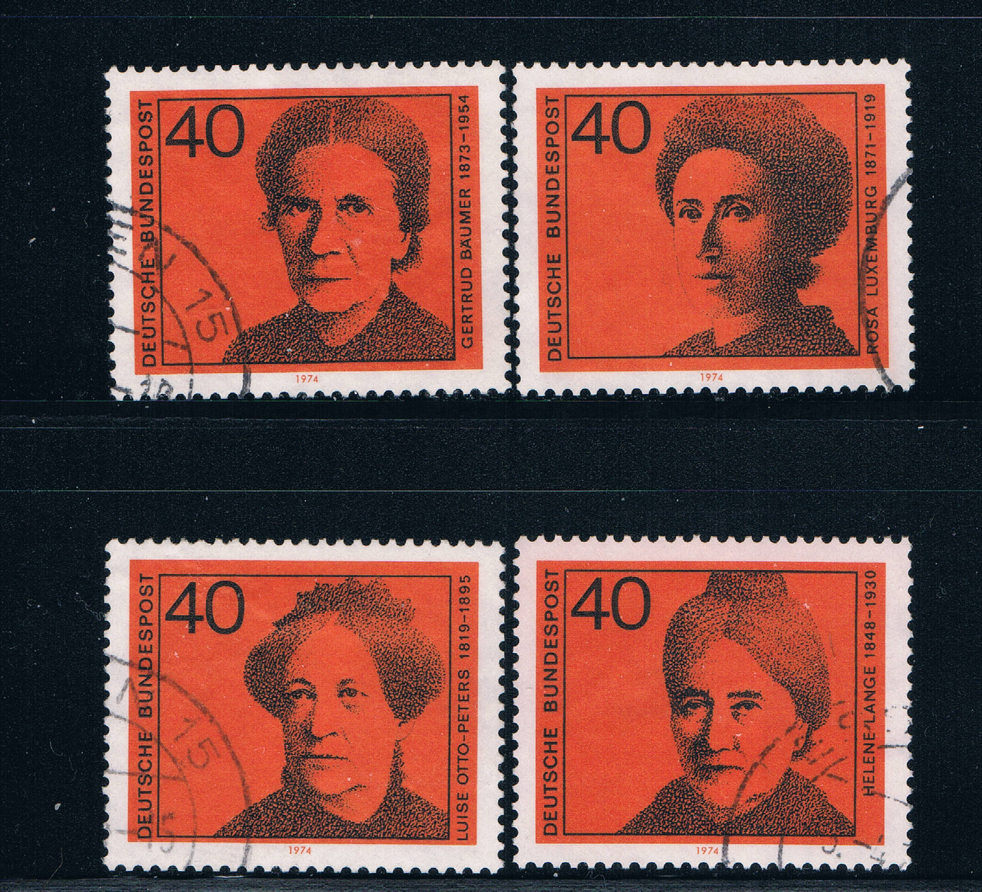 Buy Germany 1128-31 Used set Women Writers (GI0214P32)+
