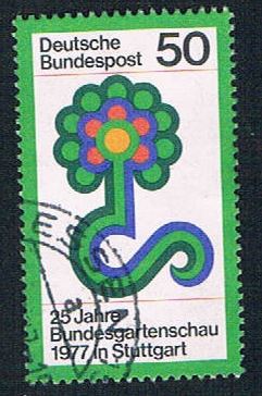 Buy Germany 1245 Used Flower Show Emblem (BP19414)