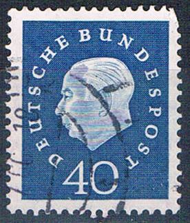 Buy Germany 796 Used President Heuss 1959 (G0443)