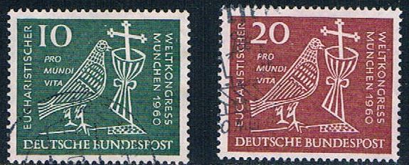 Buy Germany 811-12 Used set Dove Chalice and Crucifix CV 1.20 (GI0645P186)+