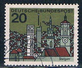 Buy Germany 879 Used View of Stuttgart (GI0541P140)+