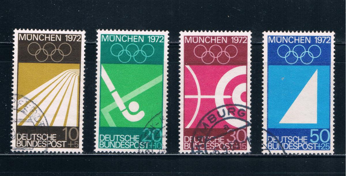 Buy Germany B446-49 Used set Munich Olympics 1972 (GI0402P100)+
