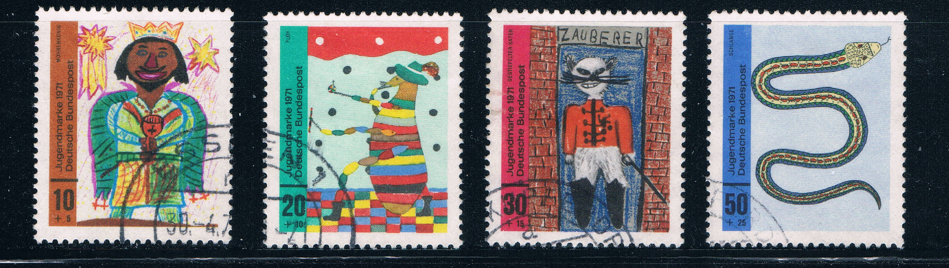 Buy Germany B468-71 Used set Childrens Drawings (GI0294P74)+