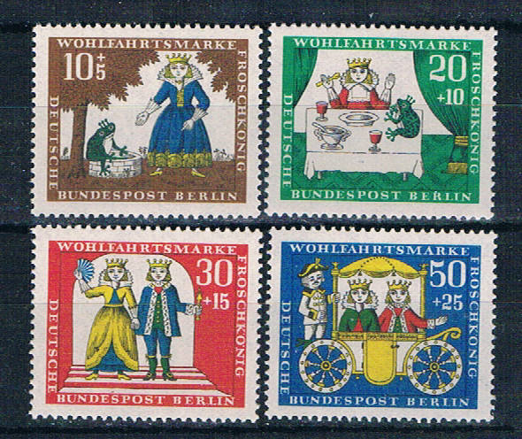Buy Germany Berlin 9BN41-44 MNH set Fairy Tales 1966 CV 1.20 (G0754)