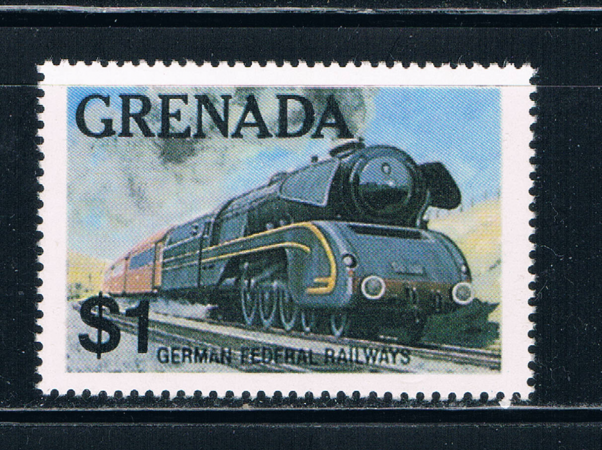 Buy Grenada 1124 Unused Railroad Trains 1982 CV 1.25 (G0094)+