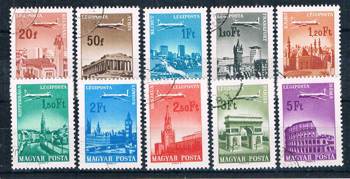 Buy Hungary C262-70;C272 Used Plane over cities CV 2.65 1966 (H0096)