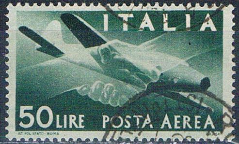 Buy Italy C113 Used Plane clasped hands 1945 CV 20.00 (I0834)
