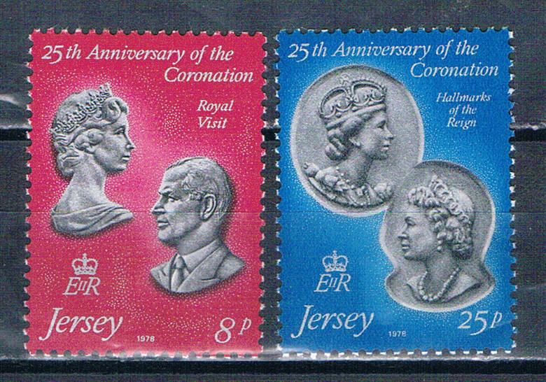 Buy Jersey 196-96 Unused set Elizabeth II Portraits 1978 CV 1.00 (J0197)