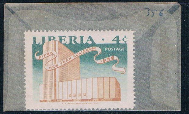Buy Liberia 356 Unused Coliseum 1956 (L0541)