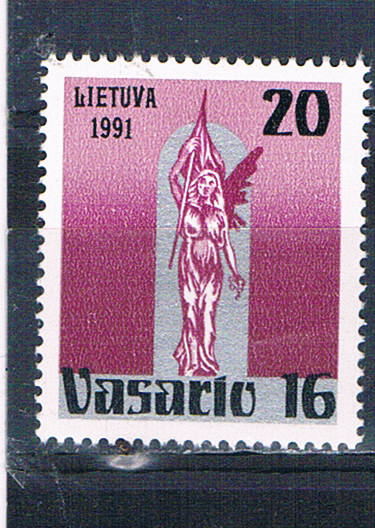 Buy Lithuania 388 Unused Liberty Statue 1991 (HV0251)+