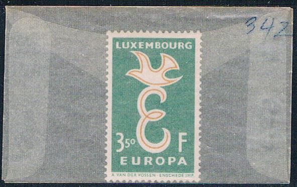 Buy Luxembourg 342 Unused Europa 1958 CV 1.00 (L0312)
