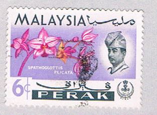 Buy Malaysia Perak 142 Used Different Orchids (BP24717)