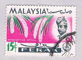 Buy Malaysia Perak 144 Used Different Orchids (BP24723)