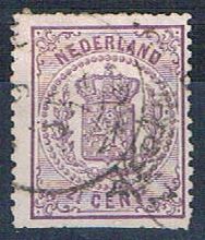 Buy Netherlands 22 Used Coat of Arms 1869 CV 70.00 (HV0056)