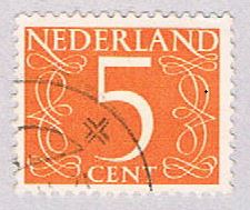 Buy Netherlands 342 Used Numeral 5 1953 (BP3341)