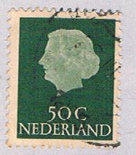 Buy Netherlands 354 Used Queen Juliana 1953 (BP32731)