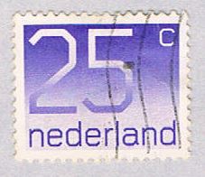Buy Netherlands 538 Used Numeral 25c 1976 (BP33421)