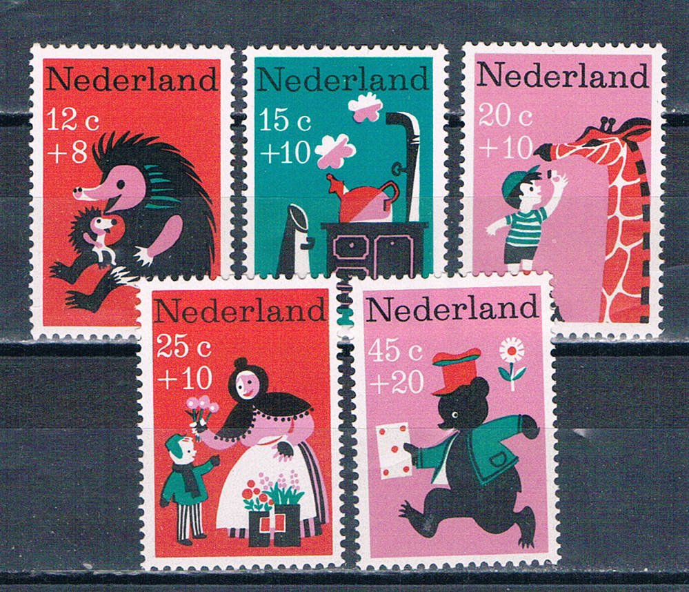 Buy Netherlands B429-33 Unused set Nursery Rhymes 1967 CV 2.60 (N0731)