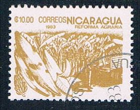 Buy Nicaragua 1305 Used Bananas lr 1983 (N0630)+