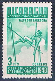 Buy Nicaragua 719 Unused Pole Vault 1949 (N0603)+