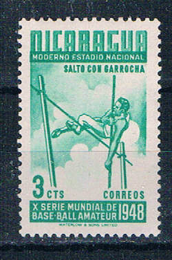 Buy Nicaragua 719 MNH Pole Vault (N0249)+