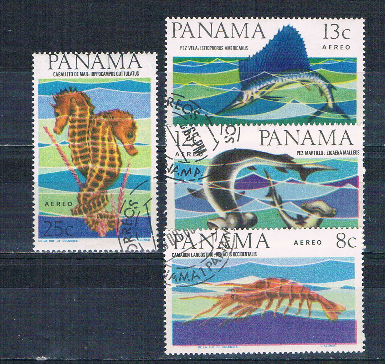 Buy Panama C339-42 Used Set Fish 1965 CV 1.00 (MV0118)