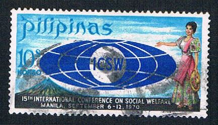 Buy Philippines 1059 Used Mayon Volcano 1970 (BP26514)