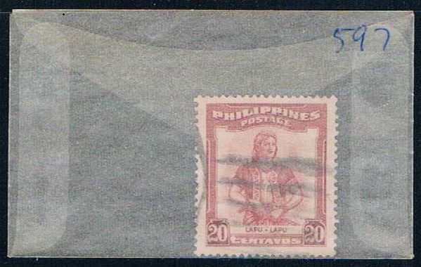 Buy Philippines 597 Used Lapu 1952 (P0205)