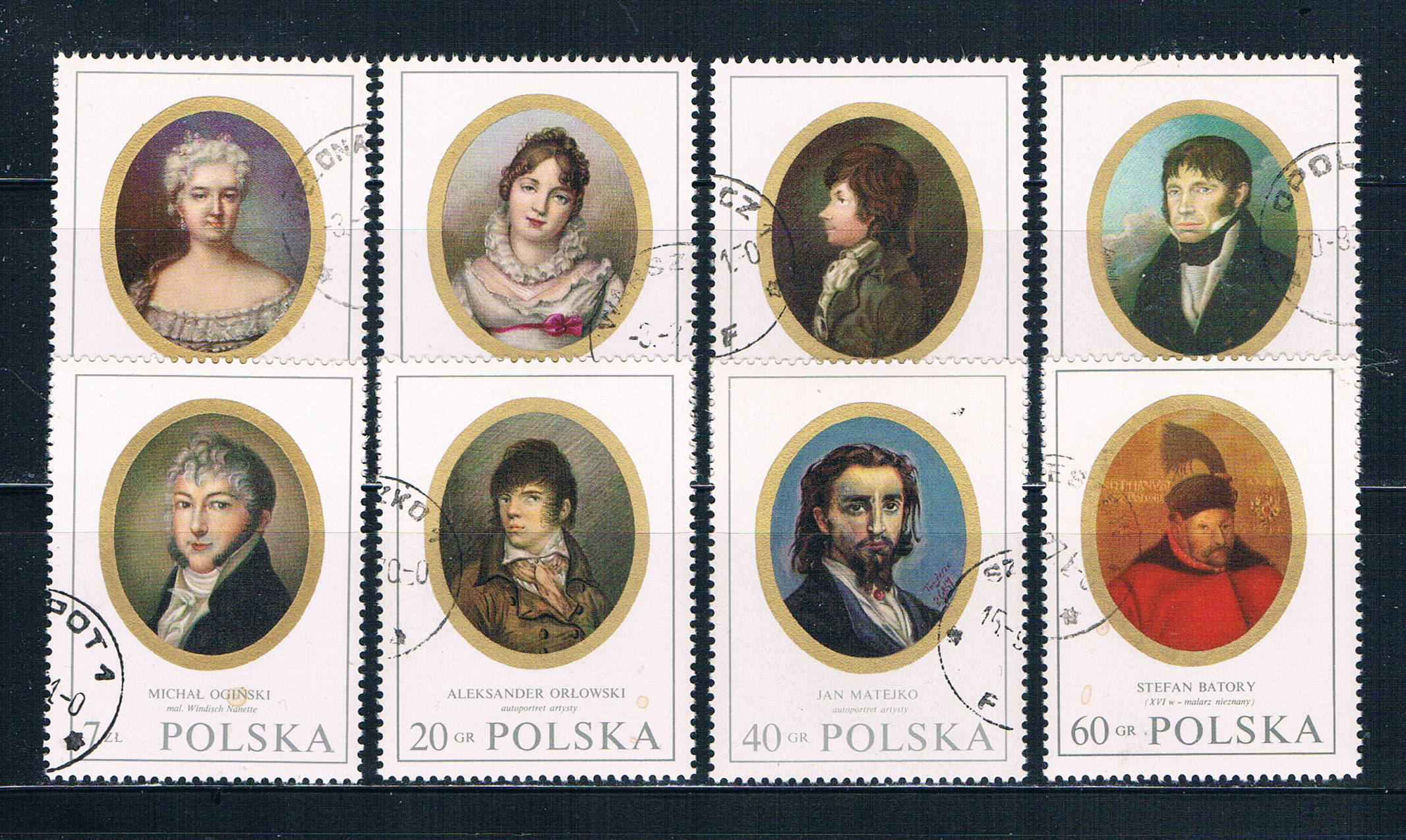 Buy Poland 1748-55 Used set Portraits 1975 CV 2.00 (MV0033)+