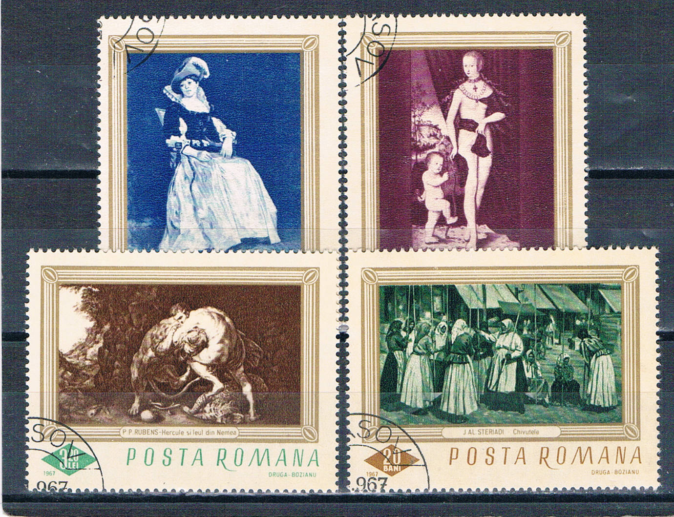 Buy Romania 1907-08;1910-11 Used Paintings 1967 CV 1.00 (R1197)