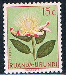 Buy Ruanda Urundi 115 Unused Flower Protea 1953 (R0239)+